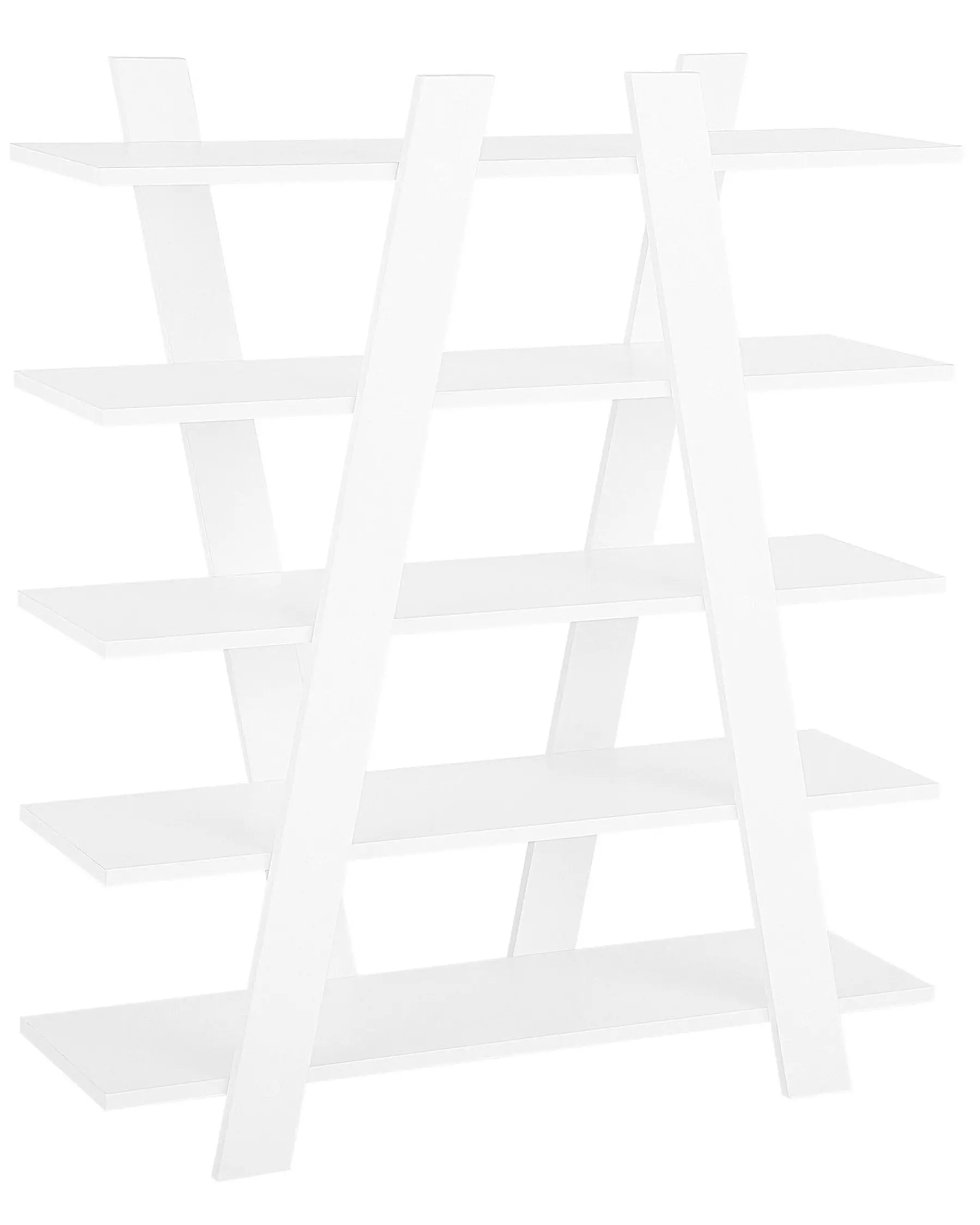 5 Tier Shelving Unit ESCALANTE 116 cm White
