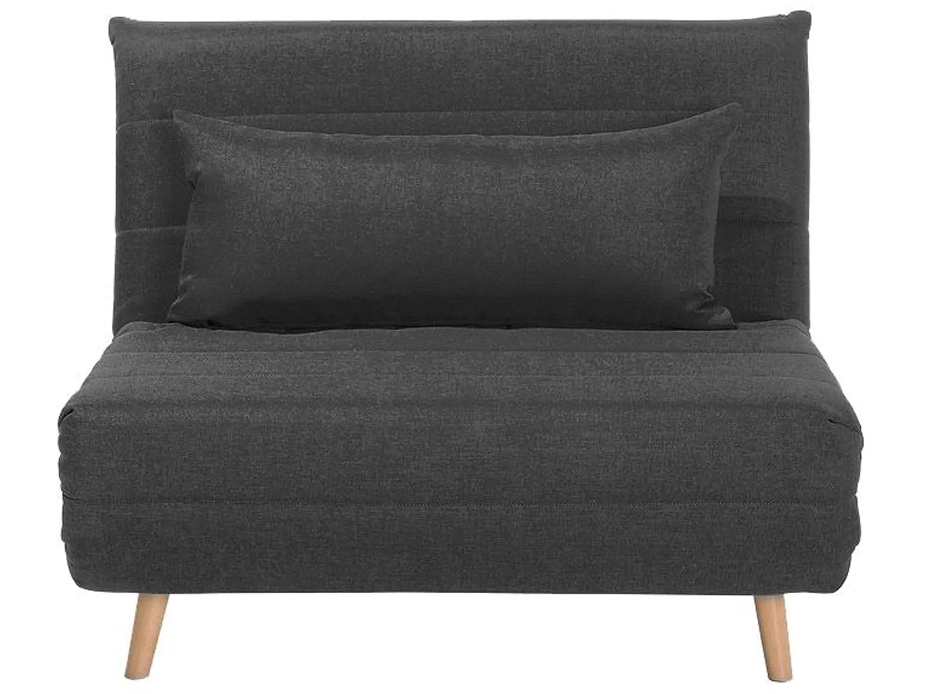 Single Sofa Bed SETTEN Fabric Dark Grey
