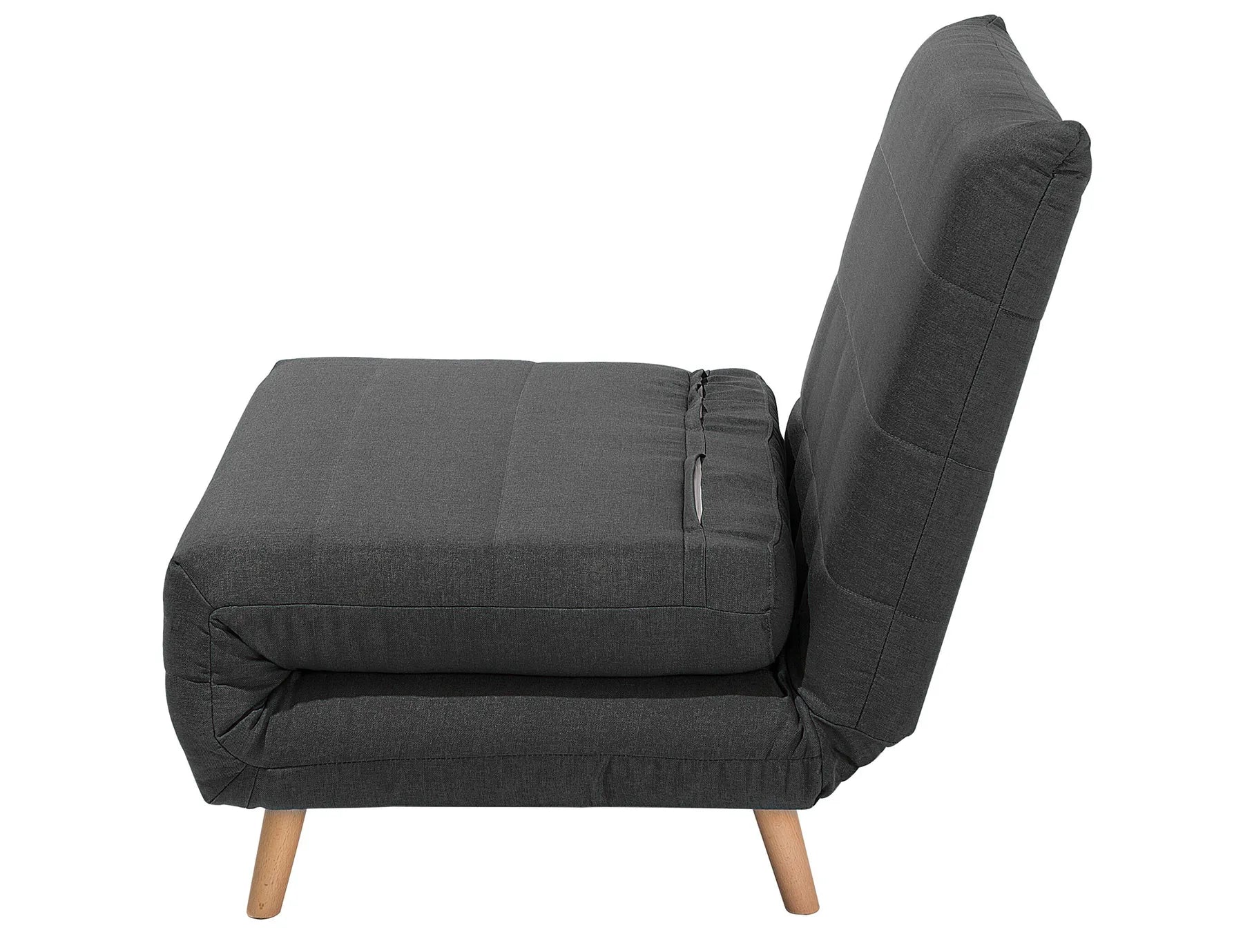 Single Sofa Bed SETTEN Fabric Dark Grey