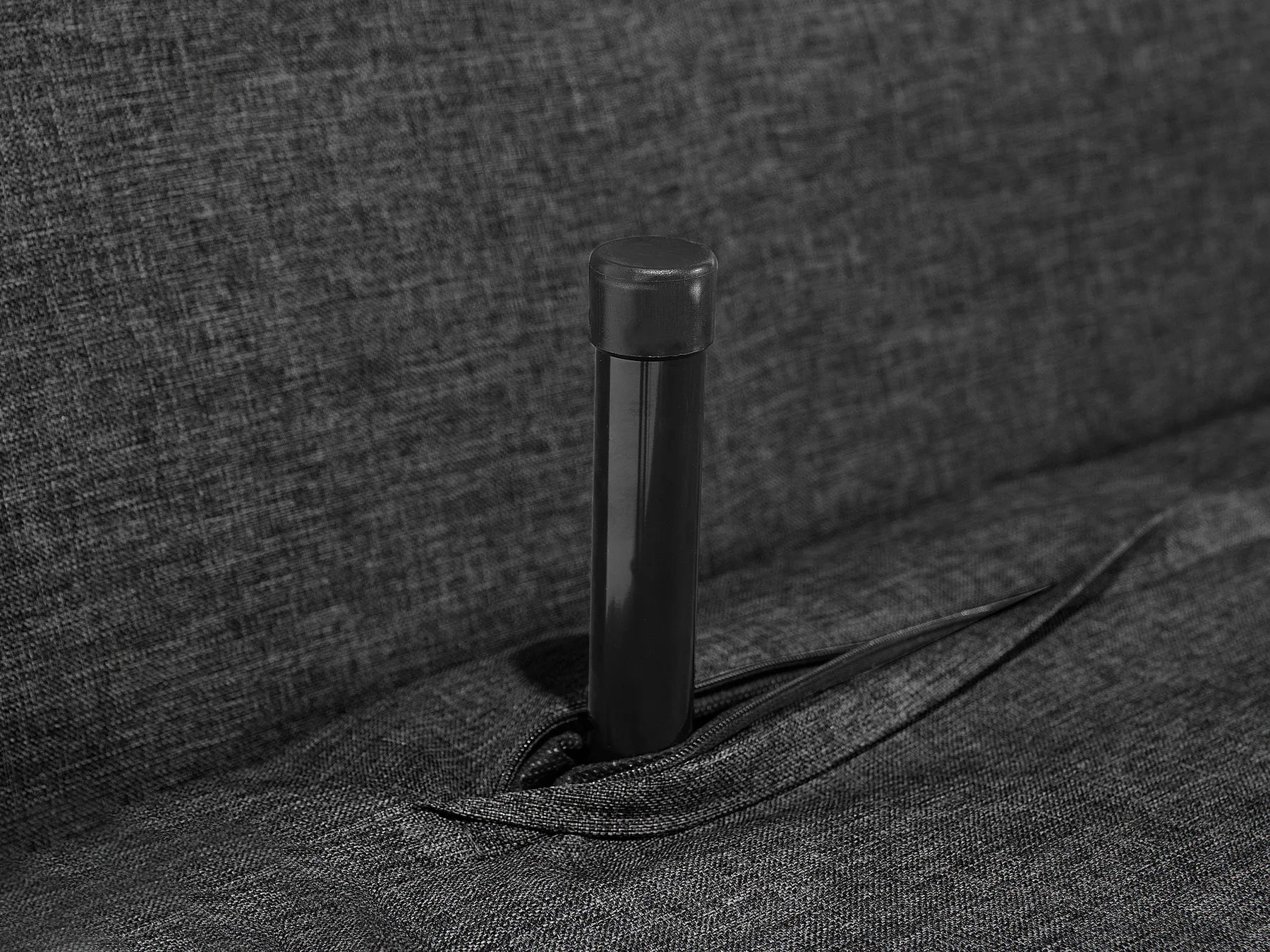 Single Sofa Bed SETTEN Fabric Dark Grey