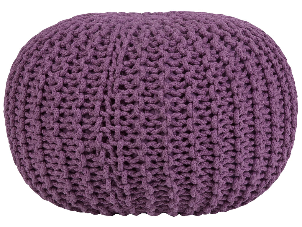 Pouffe CONRAD Cotton Purple