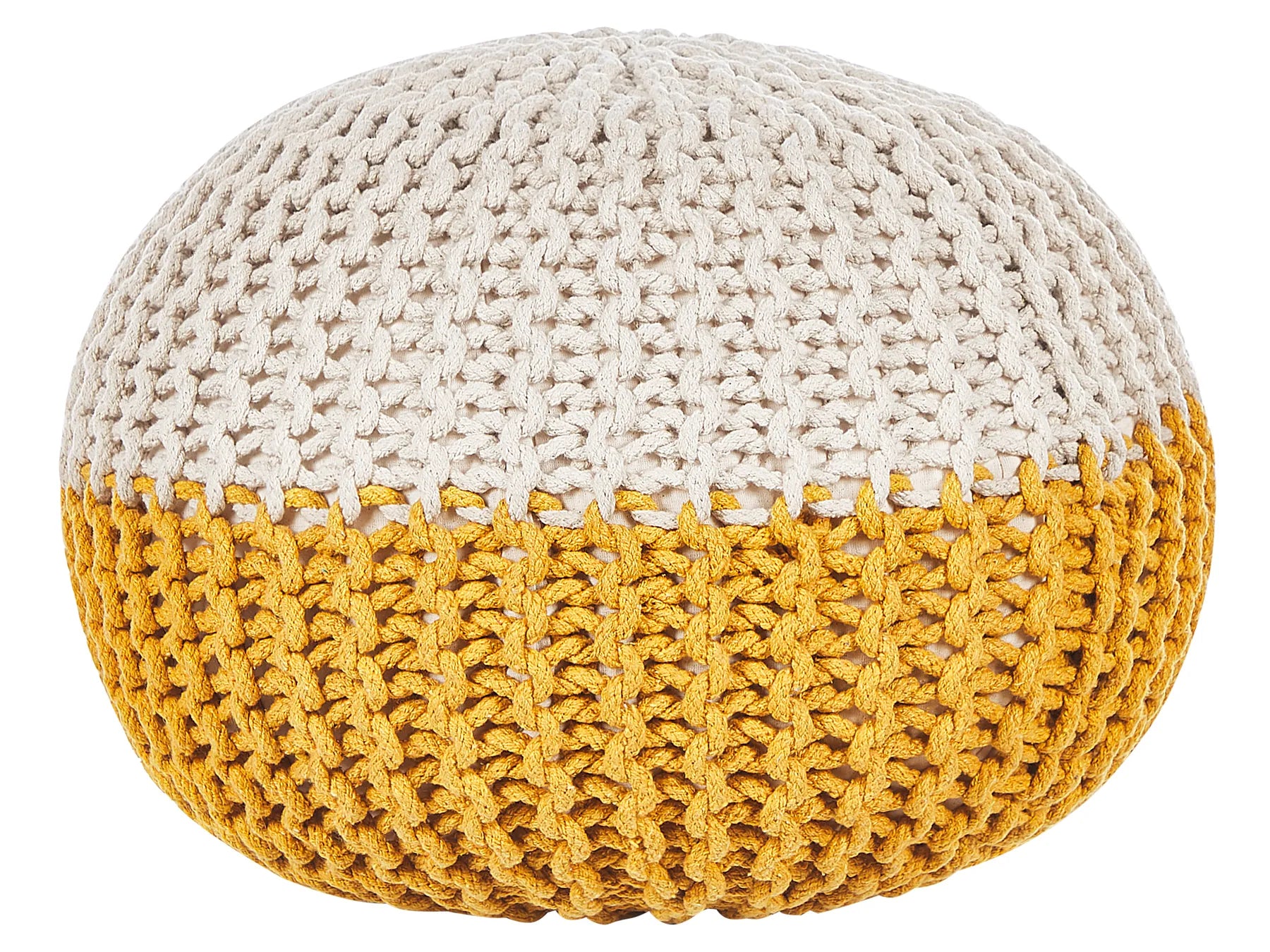 Pouffe CONRAD Cotton Yellow