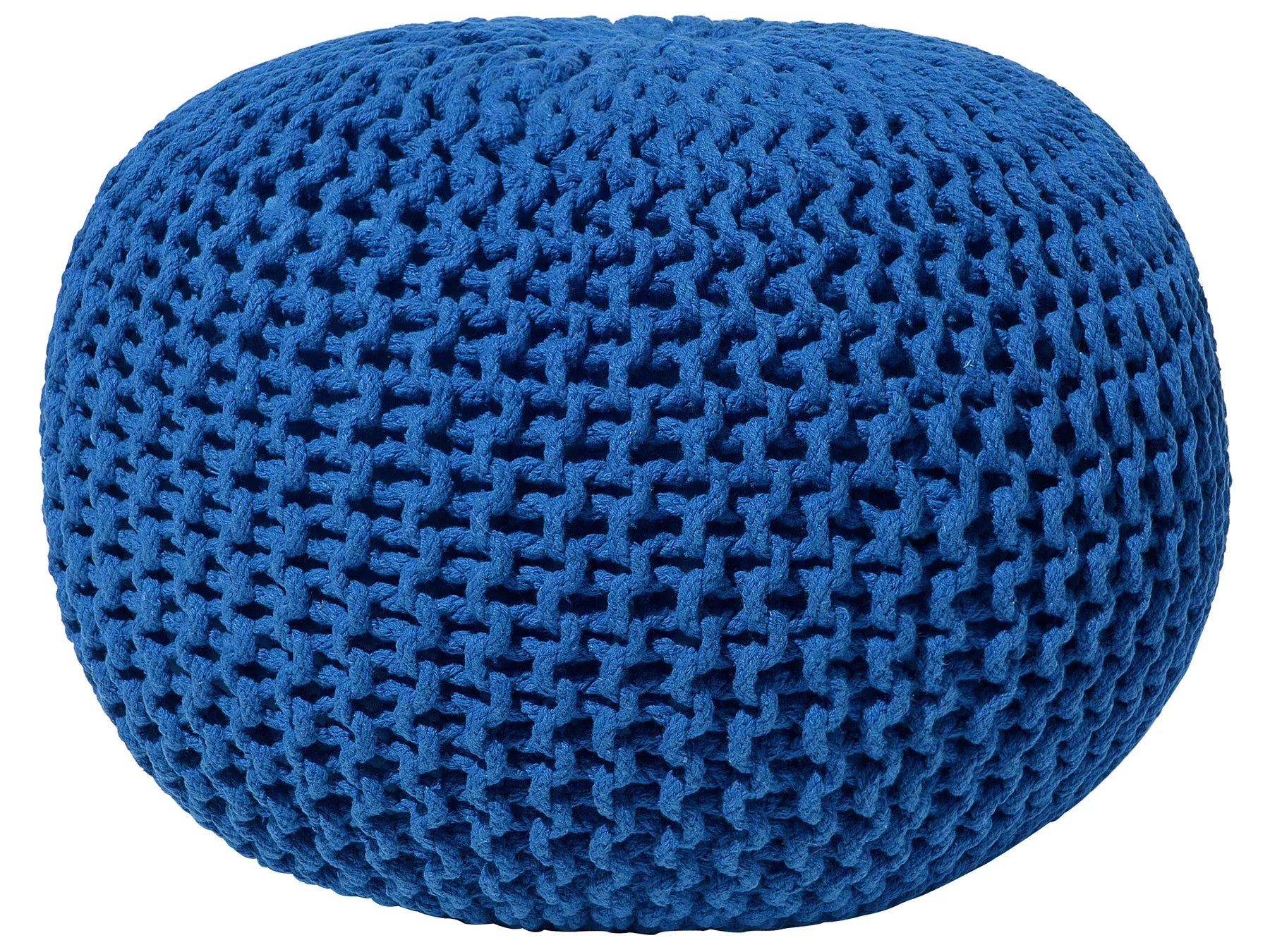 Pouffe CONRAD Cotton Navy Blue