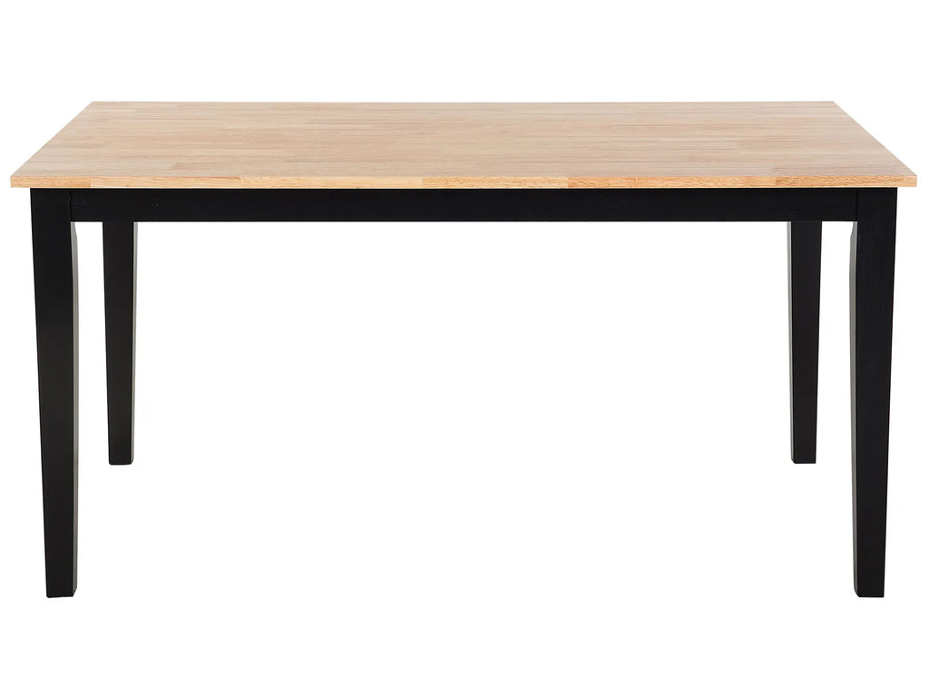 Dining Table GEORGIA Black 150 cm 90 cm Wood