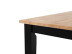 Dining Table HOUSTON Brown/ Black 120 cm 75 cm Wood