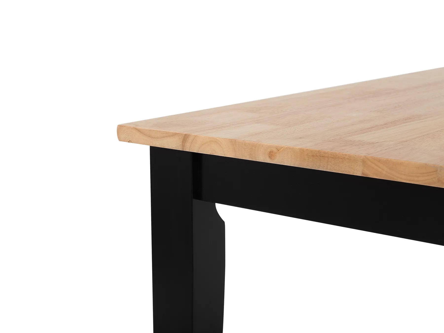 Dining Table HOUSTON Brown/ Black 120 cm 75 cm Wood