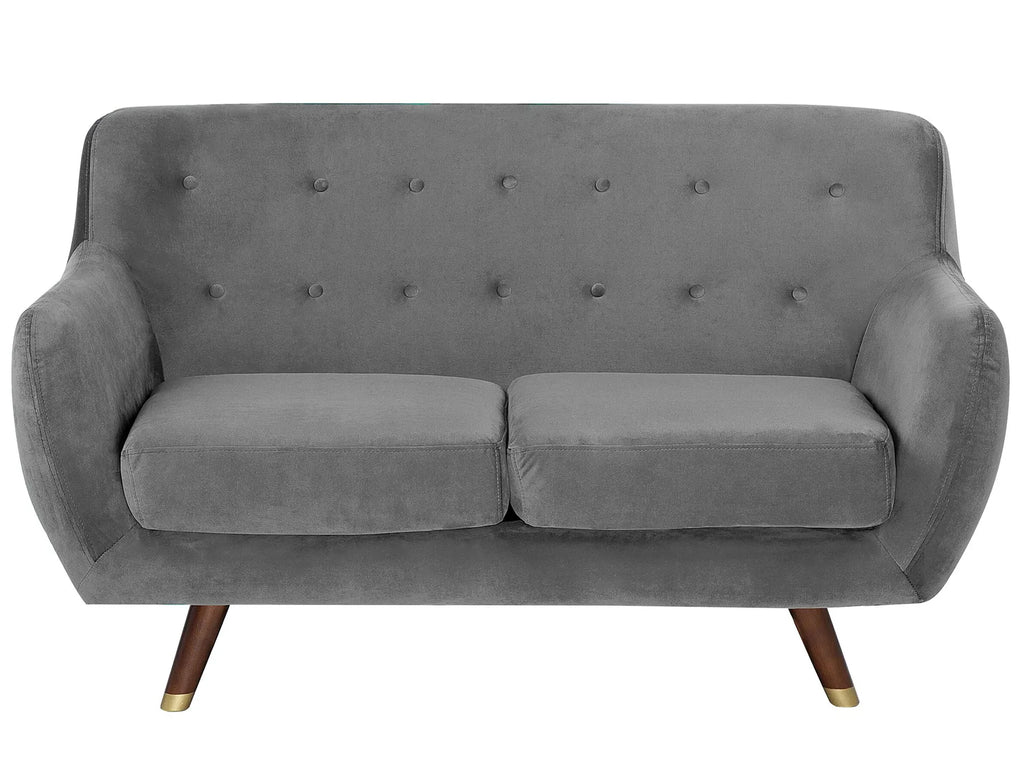 Sofa 2 Seater BODO Velvet Grey