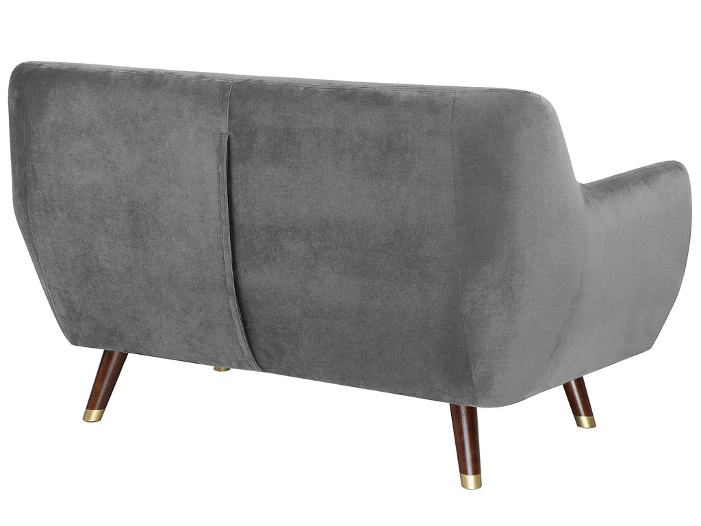Sofa 2 Seater BODO Velvet Grey