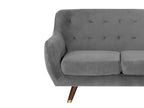 Sofa 2 Seater BODO Velvet Grey