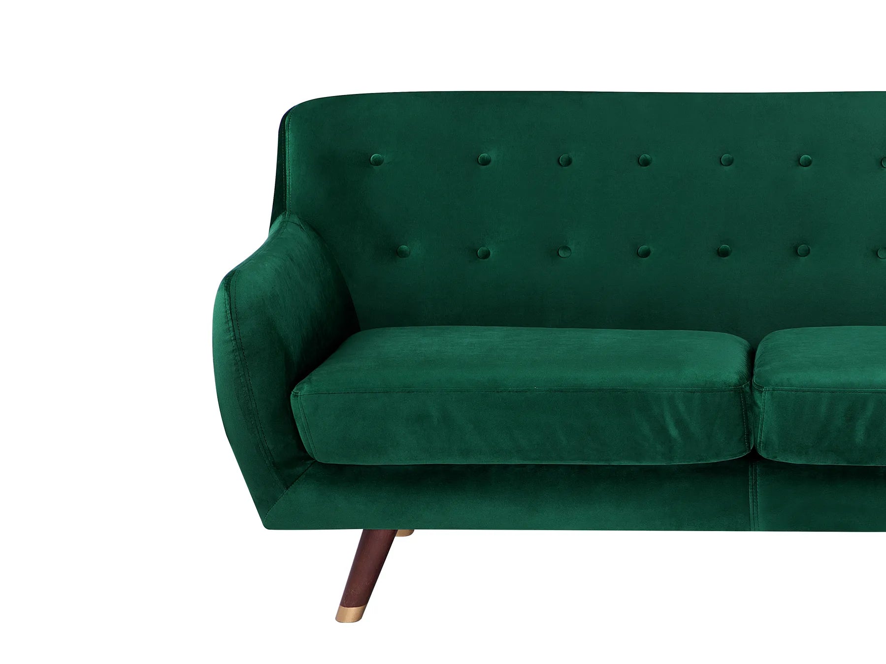 Sofa 3 Seater BODO Velvet Emerald Green