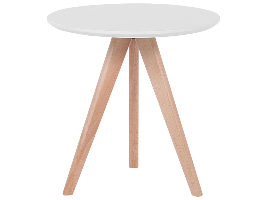 Set of 3 Coffee Tables VEGAS White