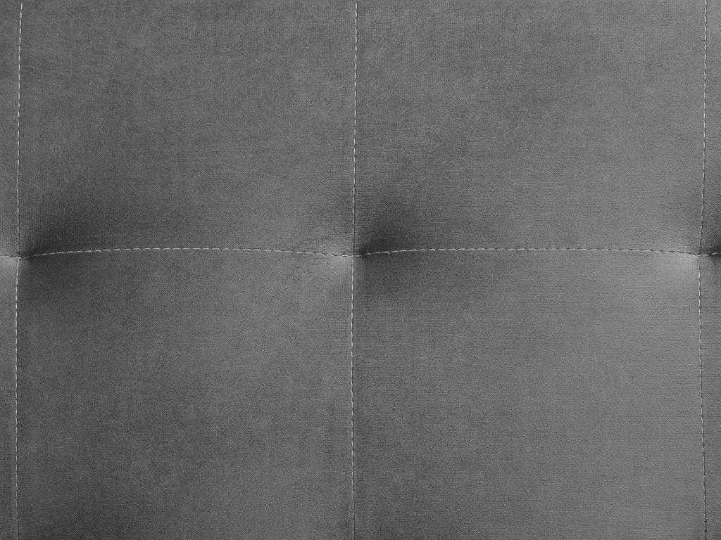 Ottoman ABERDEEN Velvet Grey