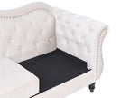 Sofa 2 Seater SKIEN Velvet Light Beige