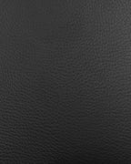 Set of 2 Bar Chairs CONWAY Faux Leather Swivel Black