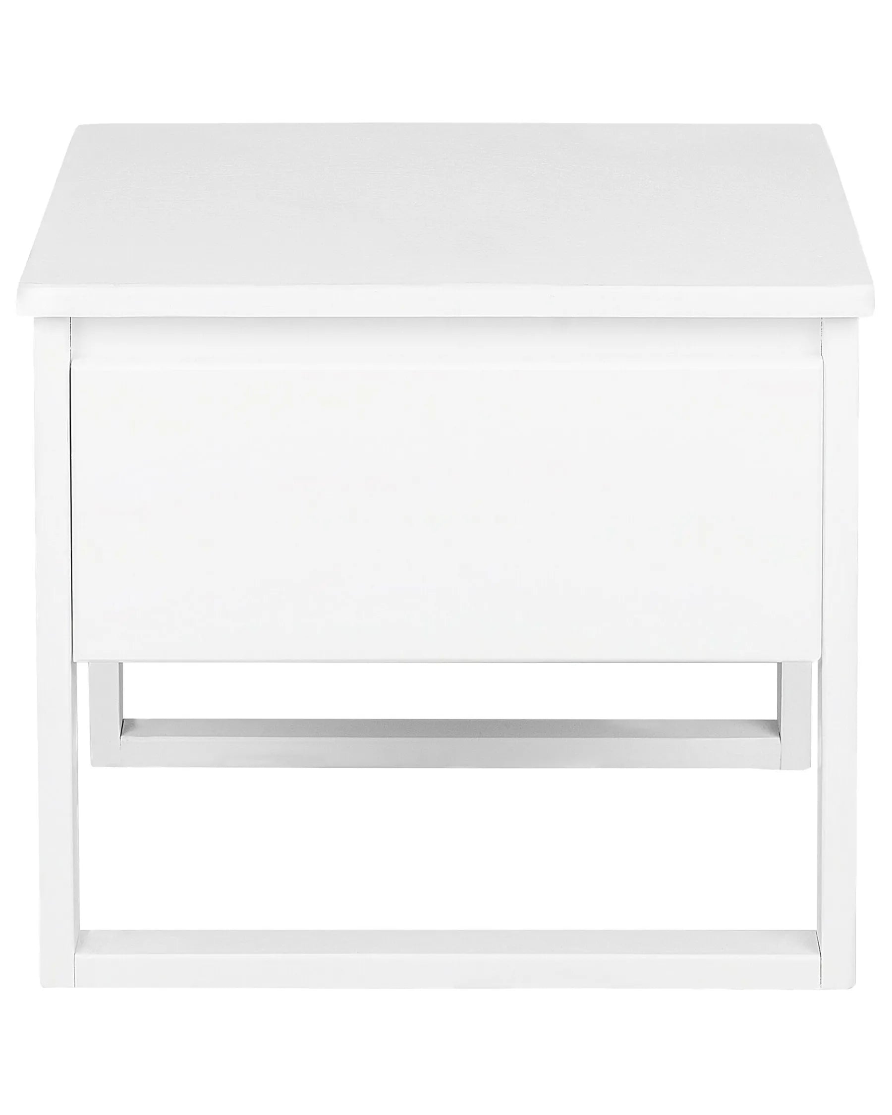 1 Drawer Bedside Table GIULIA Pine Wood White