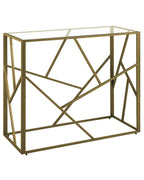 Console Table ORLAND Glass Gold