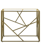 Console Table ORLAND Glass Gold