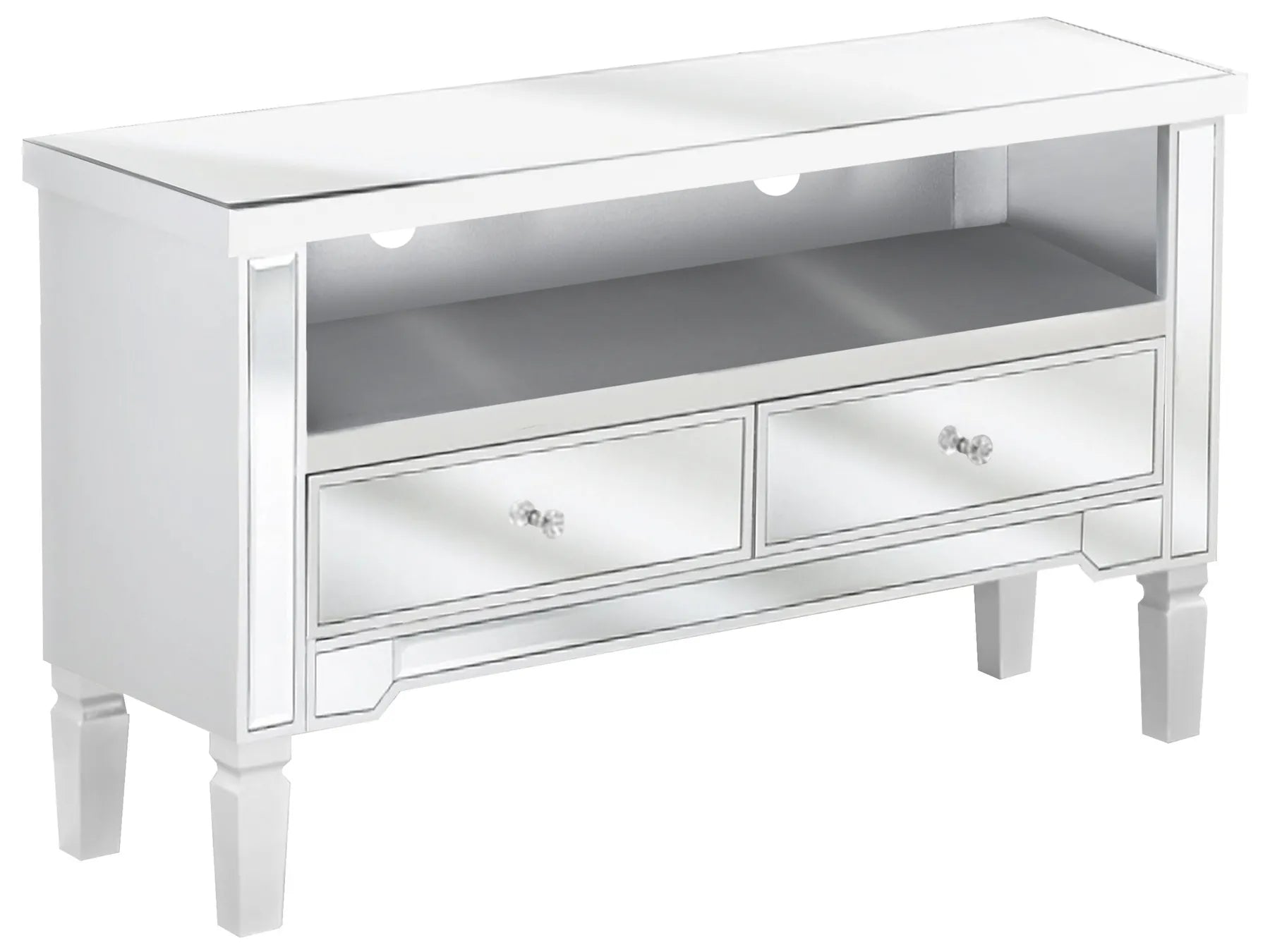 TV Stand NICEA Mirrored Silver