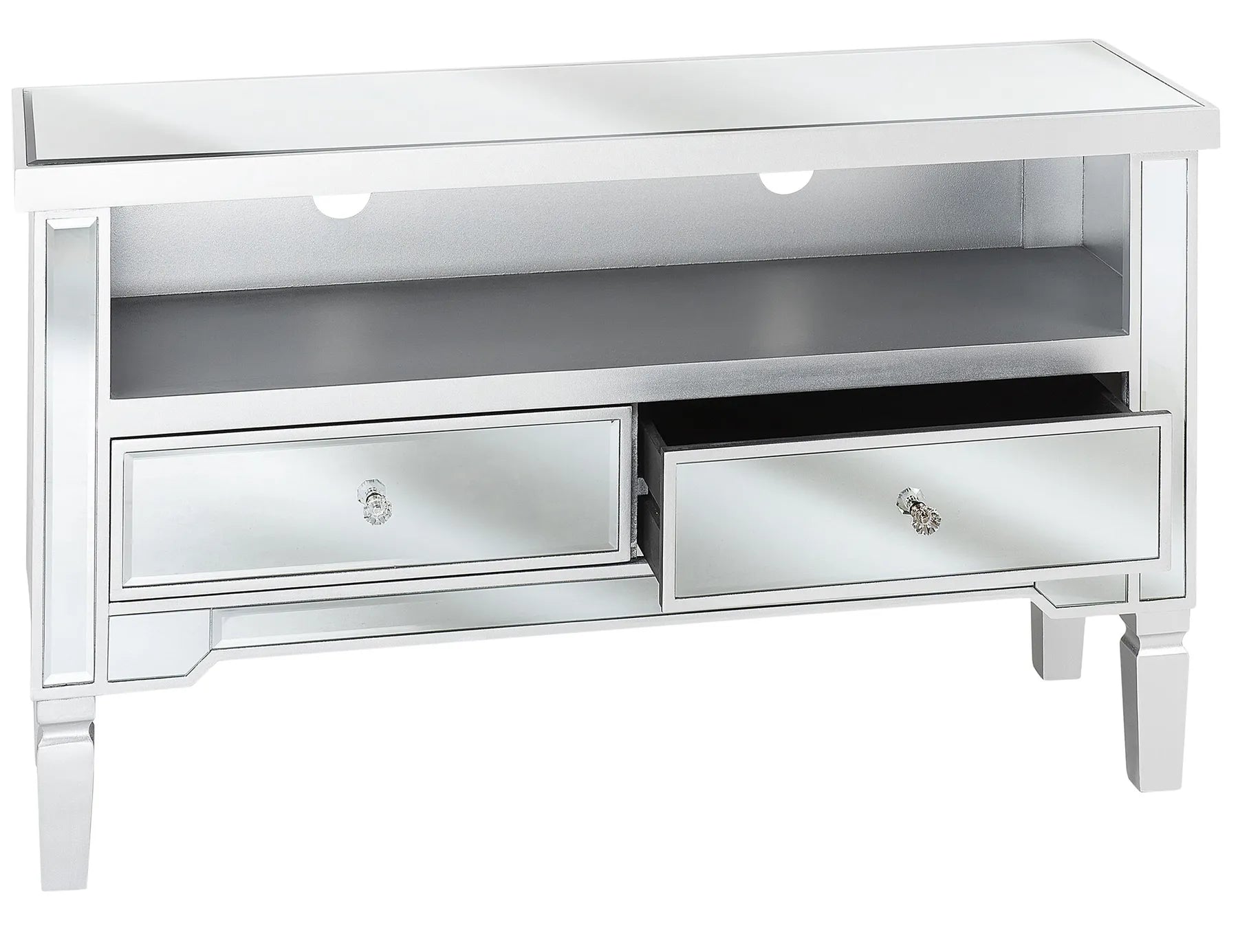 TV Stand NICEA Mirrored Silver
