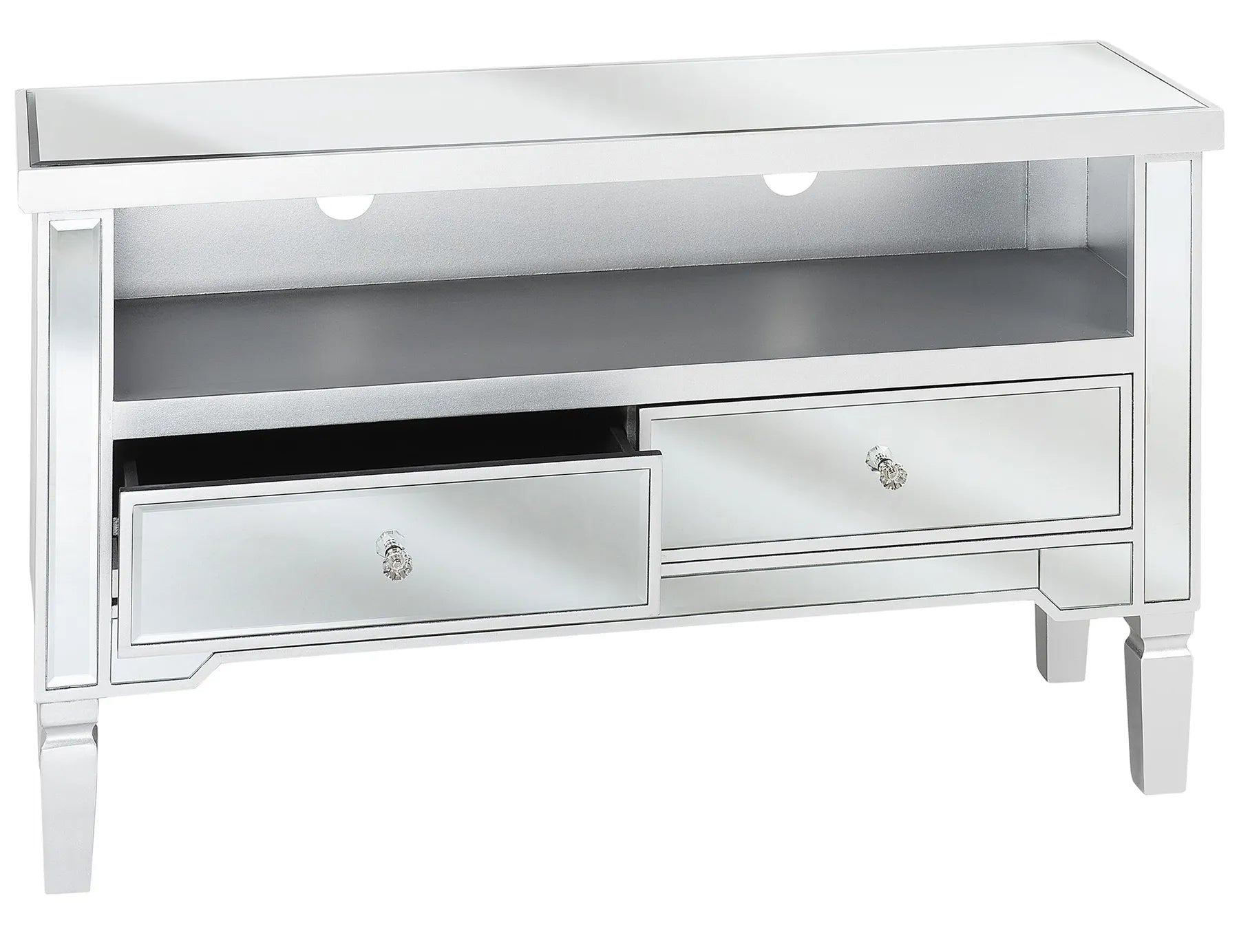 TV Stand NICEA Mirrored Silver