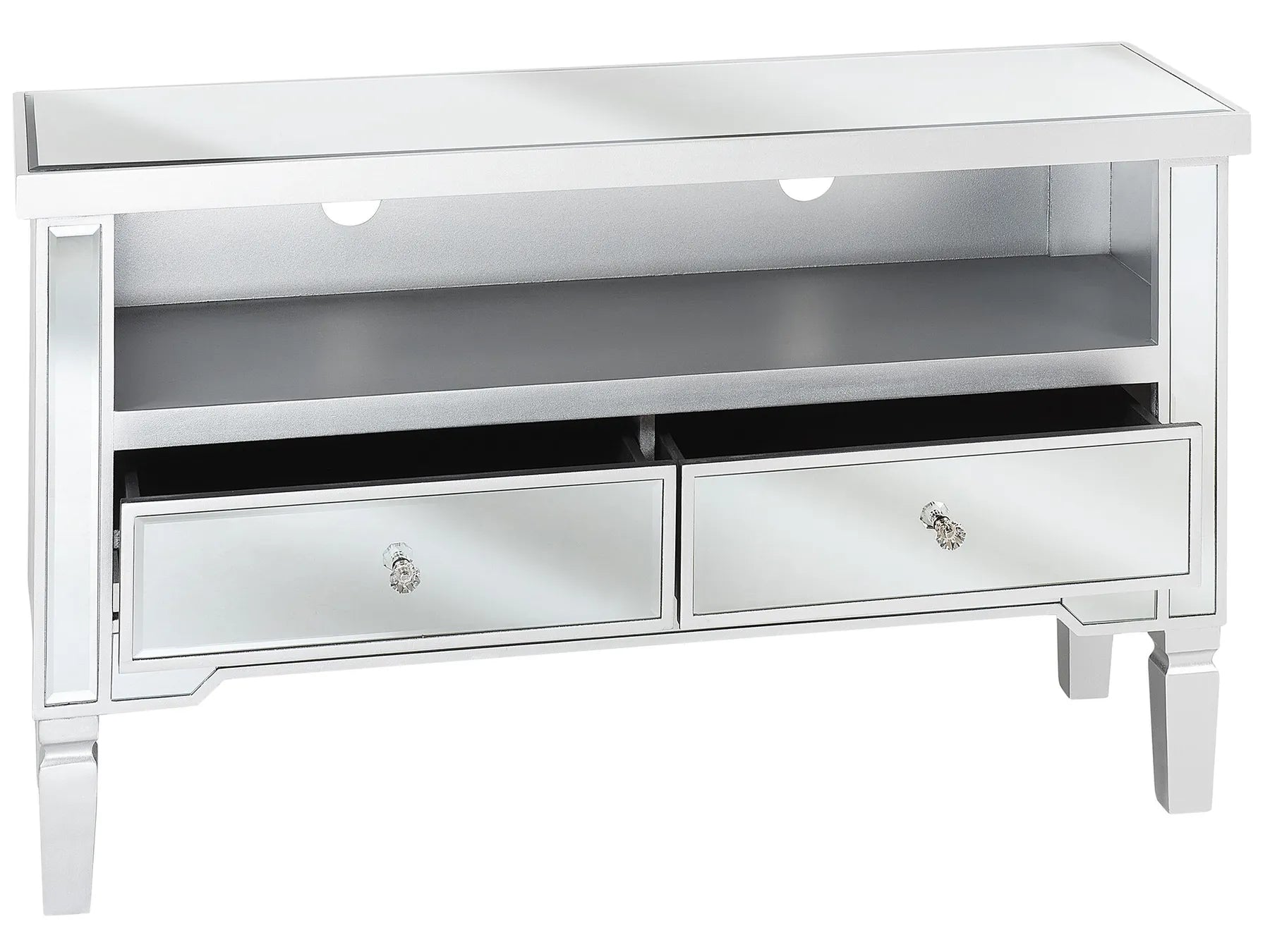TV Stand NICEA Mirrored Silver