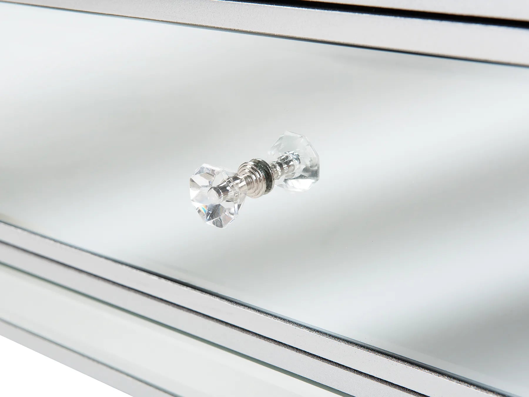 TV Stand NICEA Mirrored Silver