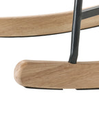 Rocking Chair ARRIE Velvet Dark Grey