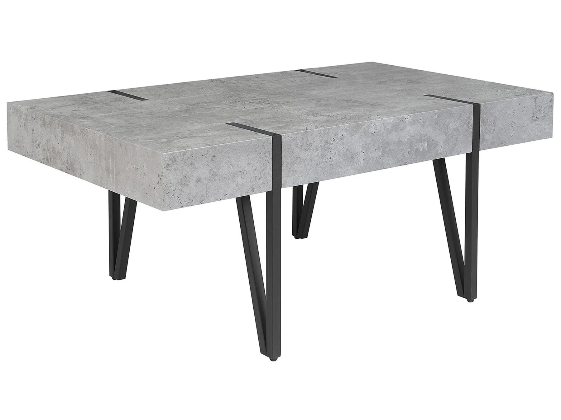 Coffee Table ADENA Grey Concrete Effect