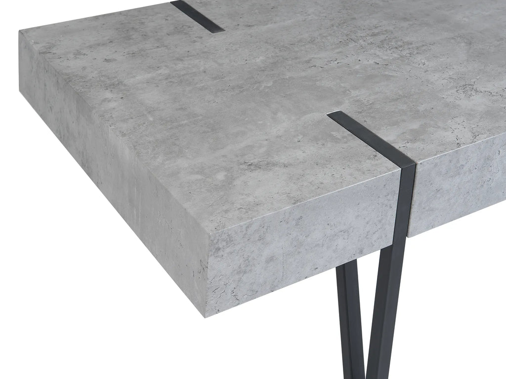 Coffee Table ADENA Grey Concrete Effect