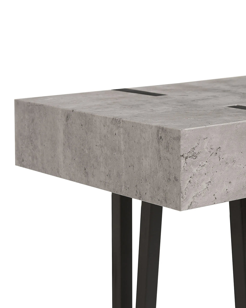 Console Table ADENA Grey Concrete Effect