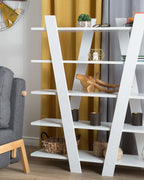 5 Tier Shelving Unit ESCALANTE 116 cm White