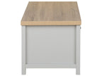 Coffee Table CLIO Light Grey with Storage
