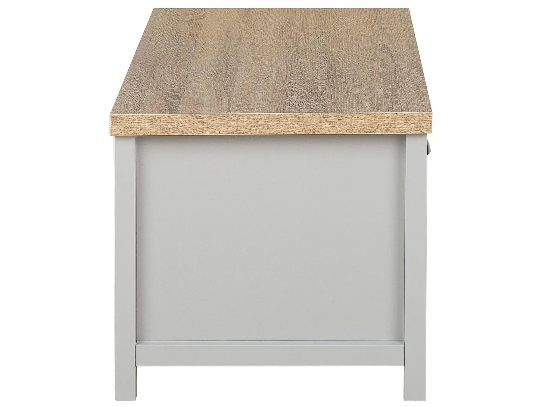 Coffee Table CLIO Light Grey with Storage