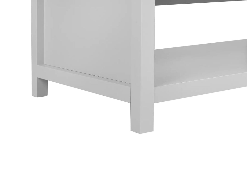 Coffee Table CLIO Light Grey with Storage