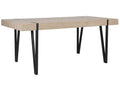 Dining Table ADENA Light Brown 180 cm 90 cm