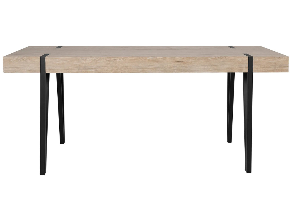 Dining Table ADENA Light Brown 180 cm 90 cm