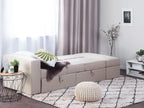 Sofa Bed 3 Seater FALSTER Fabric Beige with Storage