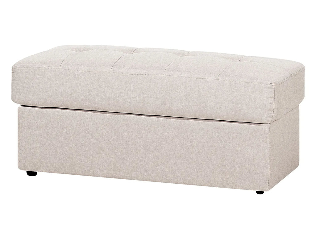 Sofa Bed 3 Seater FALSTER Fabric Beige with Storage