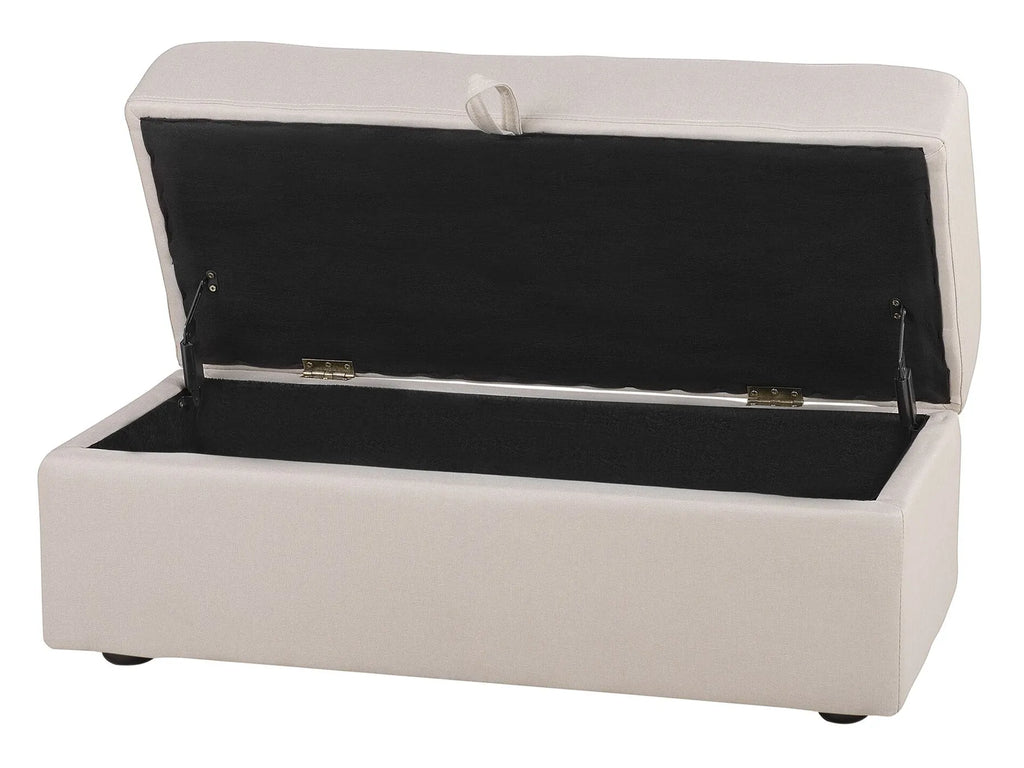 Sofa Bed 3 Seater FALSTER Fabric Beige with Storage