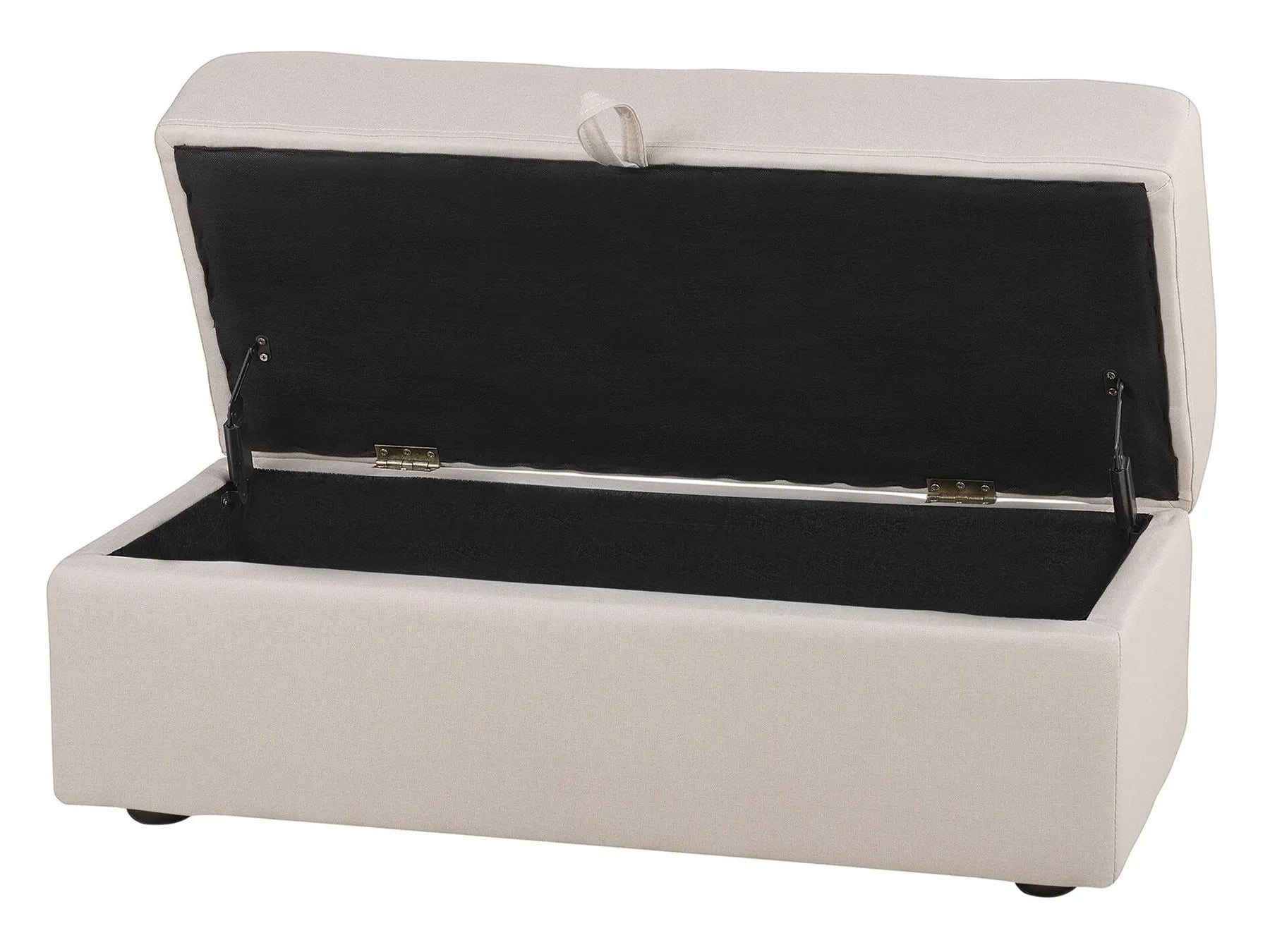 Sofa Bed 3 Seater FALSTER Fabric Beige with Storage