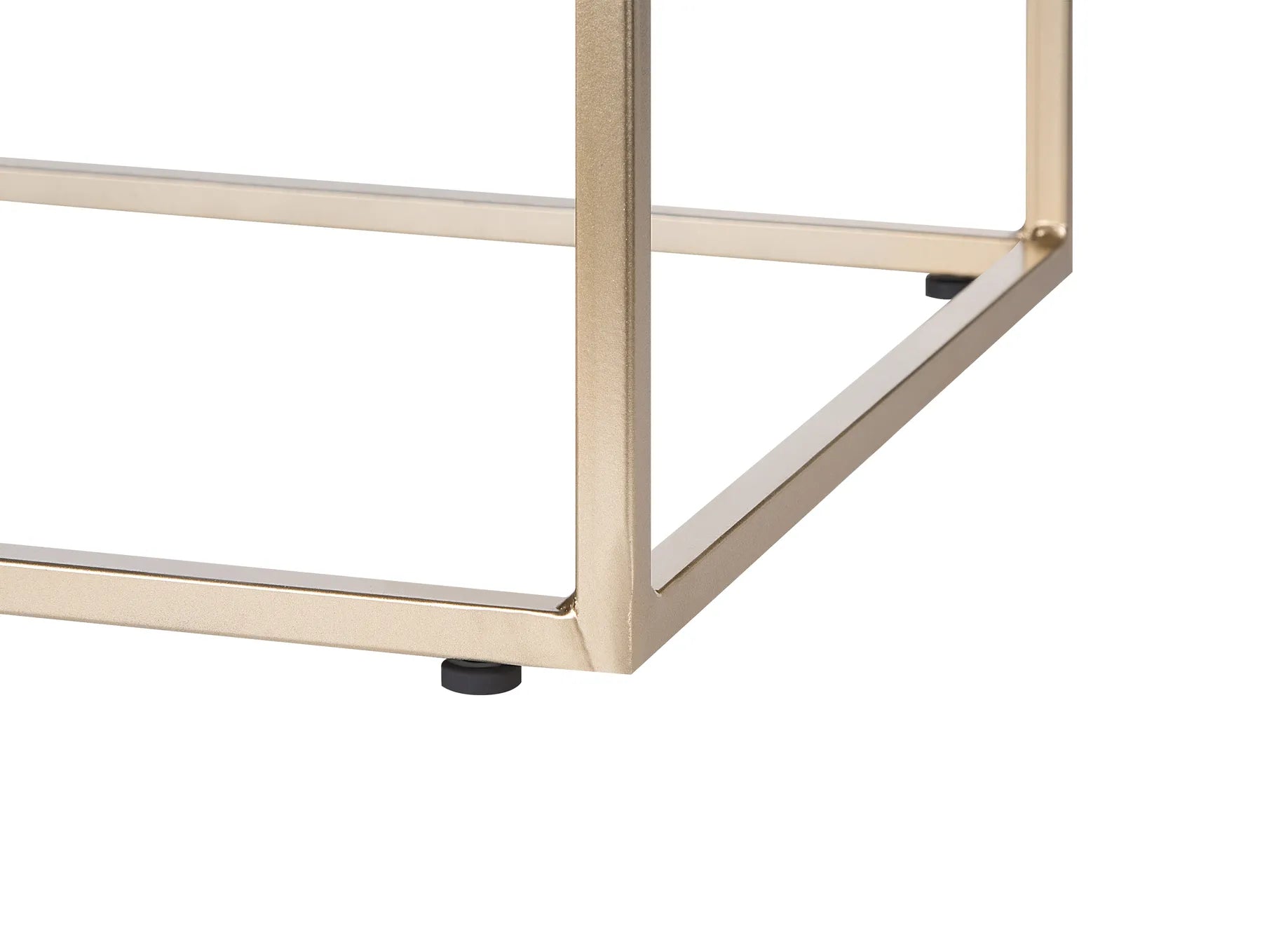 Footstool MANHATTAN Faux Fur White