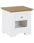 1 Drawer Bedside Table WINGLAY White