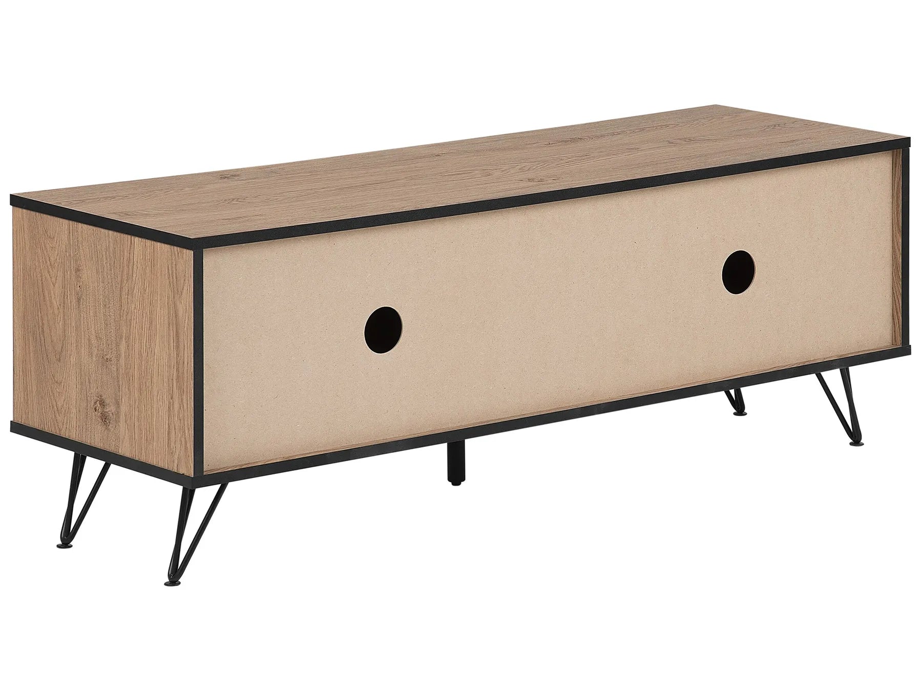 TV Stand HALSTON Brown/ Black