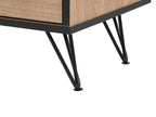 TV Stand HALSTON Brown/ Black