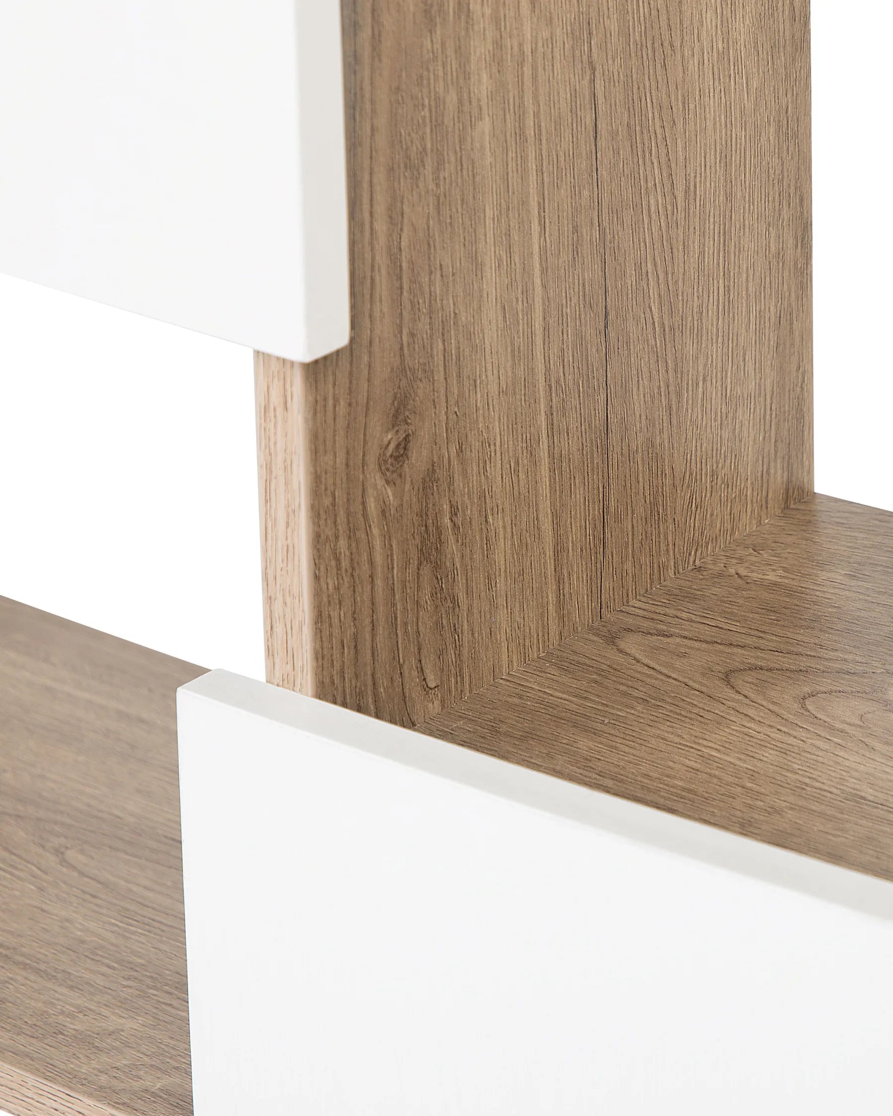 Shelving Unit GRADA 175 cm Dark Brown/ White