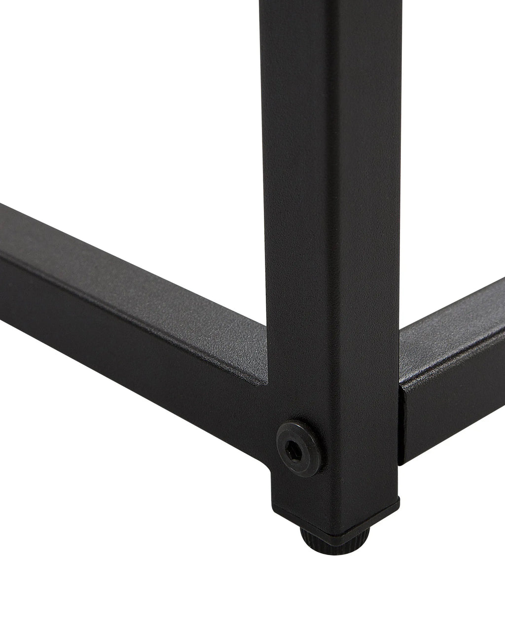 Console Table DELANO Tempered Glass Black