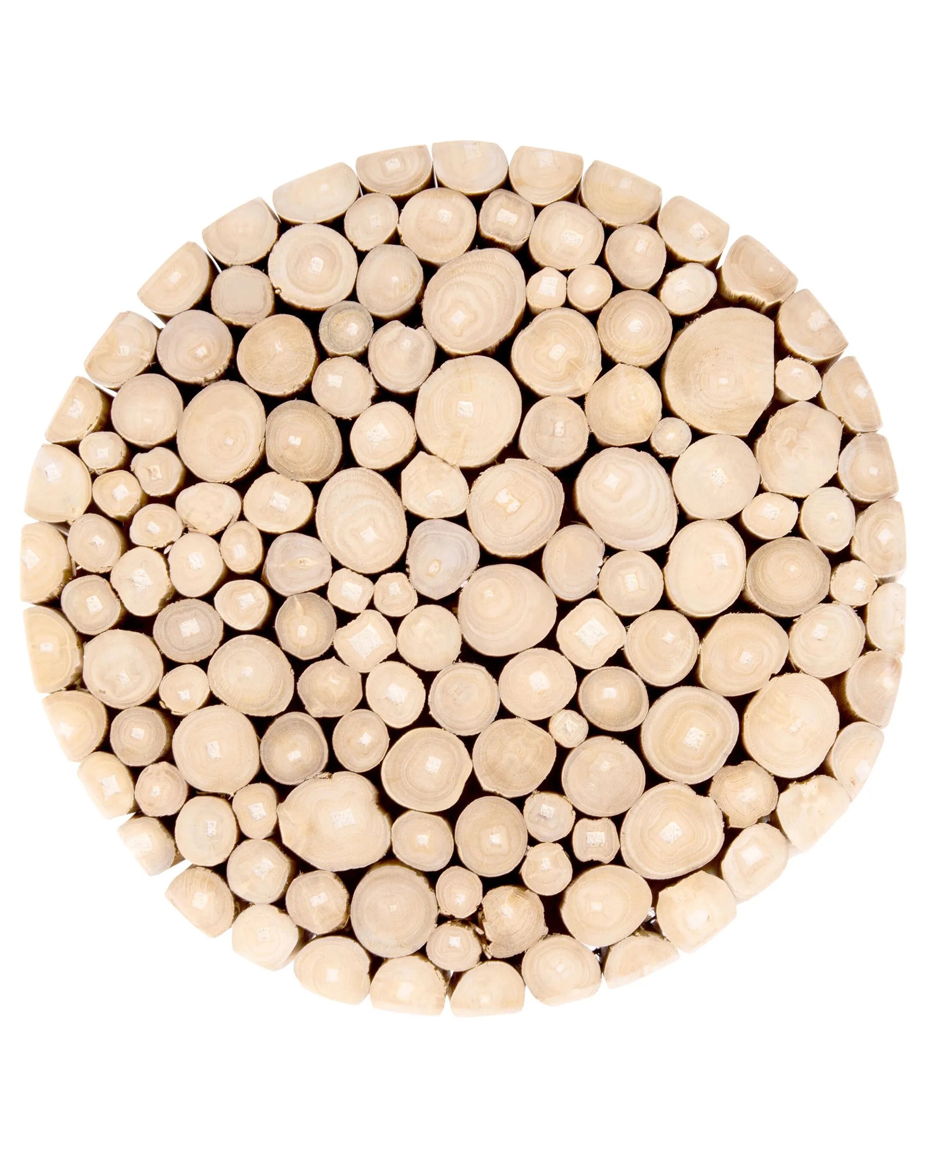 Bedside Table NAMPA Teak Wood Light Brown