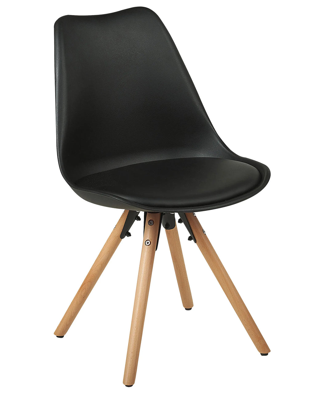 Set of 2 Dining Chairs Black