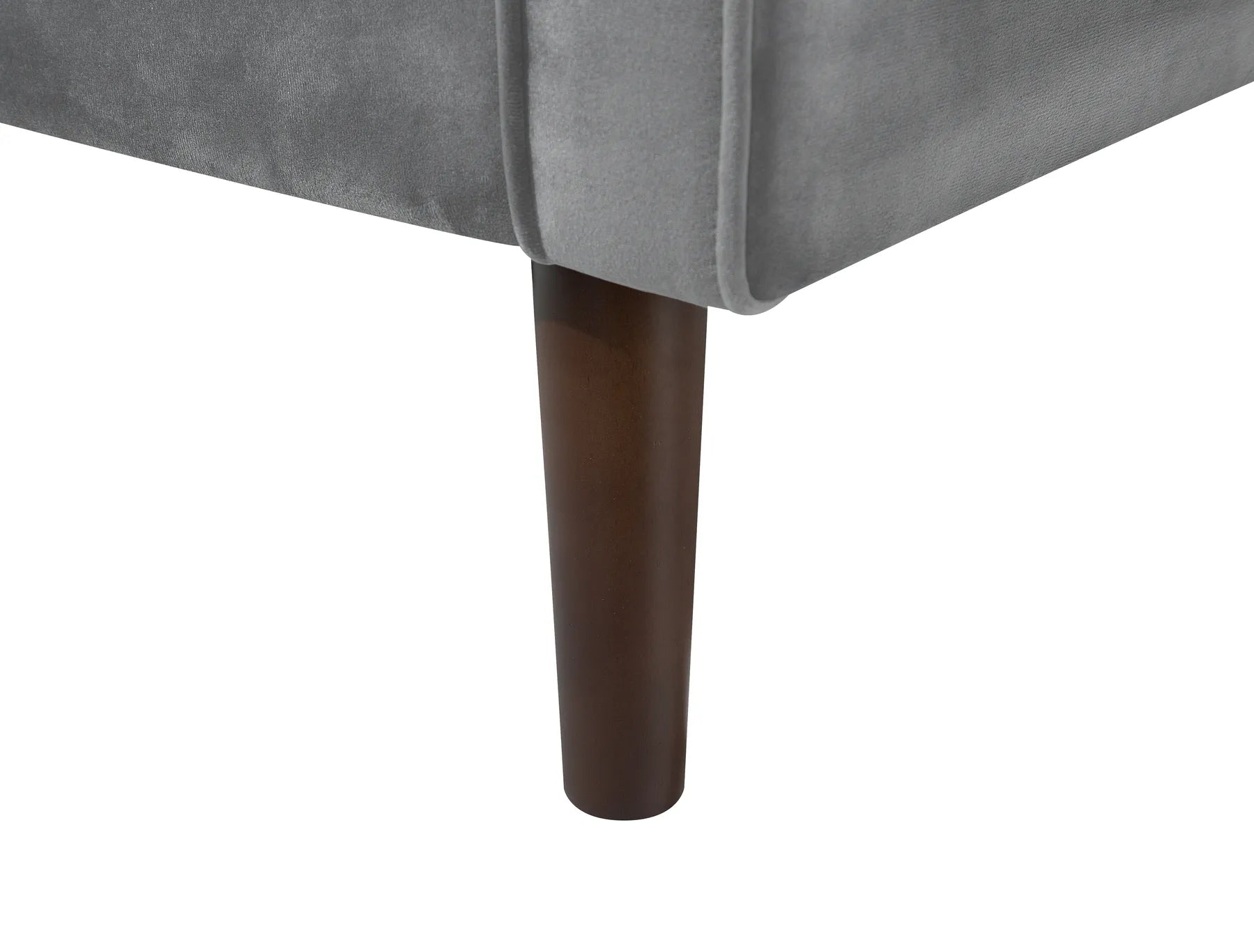 Sofa 3 Seater LOKKA Velvet Dark Grey