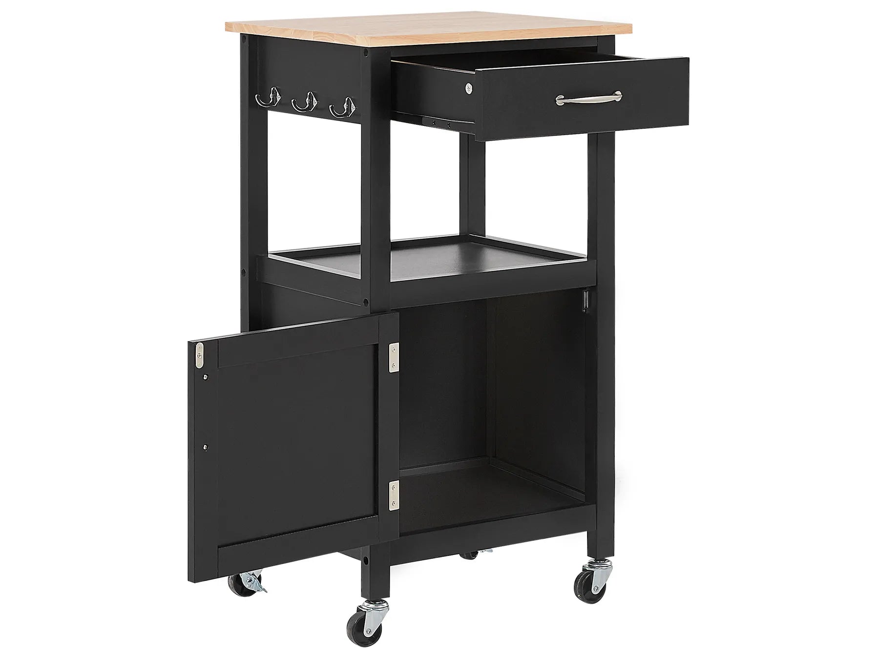 Kitchen Trolley SIENA Black